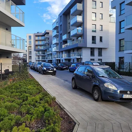 Apartament Letnica Blisko Plazy Z Garazem I Klimatyzacja Danzig Exterior foto