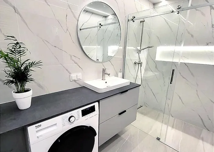 Apartament Letnica Blisko Plazy Z Garazem I Klimatyzacja